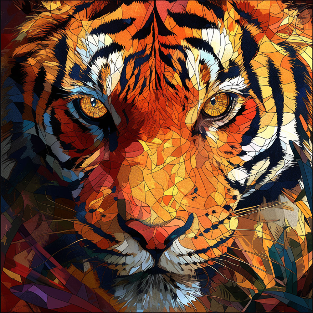 De Majestueuze Tijger Diamond Painting