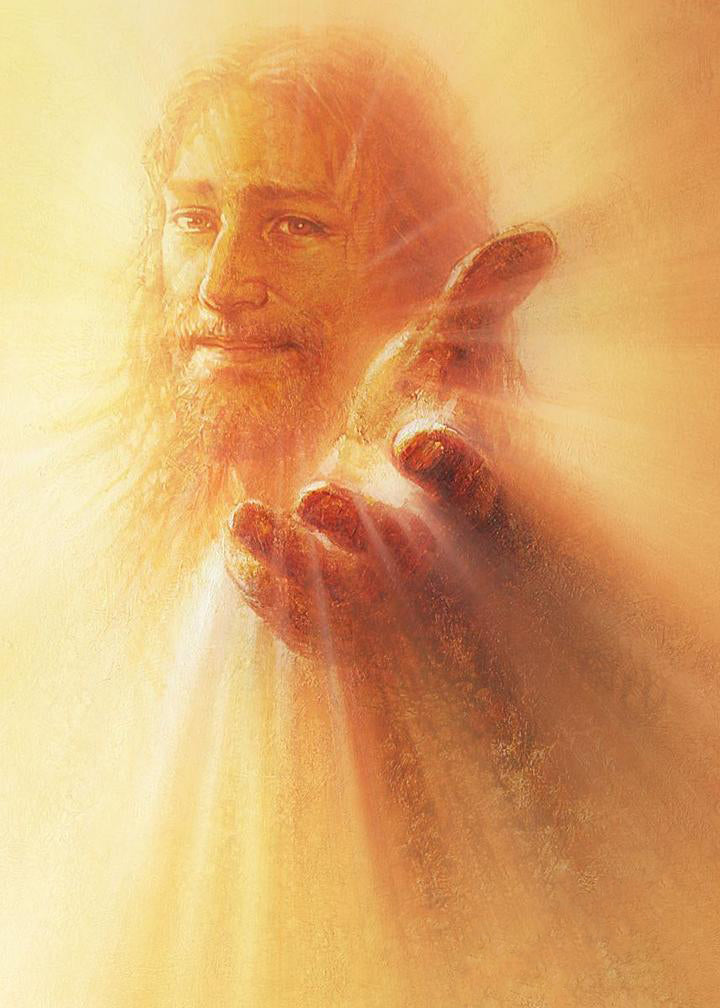 De Verlichtende Aanwezigheid van Jezus Diamond Painting