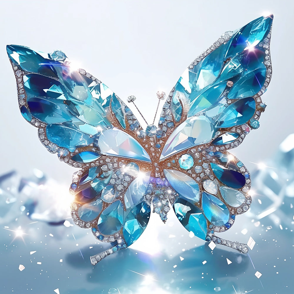Diamanten Vlinder met Glans Diamond Painting