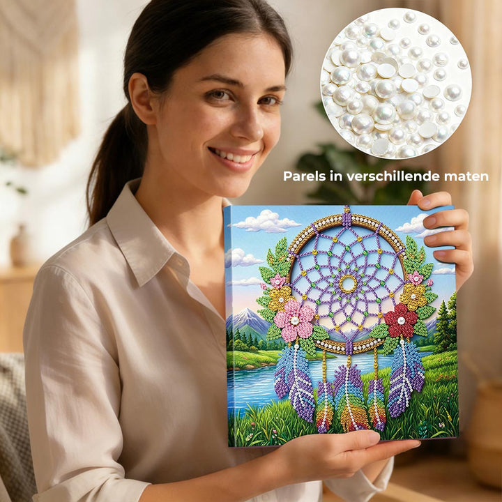 Diamond Painting | Parel Schilderij | Dromenvanger in de Natuur