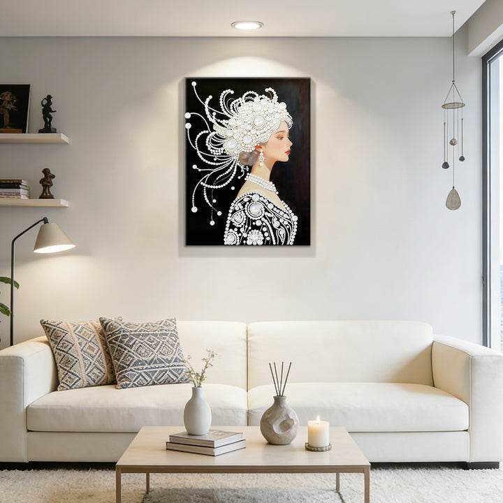 Diamond Painting | Parel Schilderij | Een Prachtige en Pure Vrouw