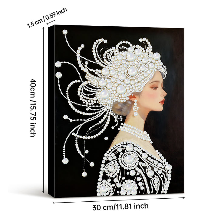 Diamond Painting | Parel Schilderij | Een Prachtige en Pure Vrouw