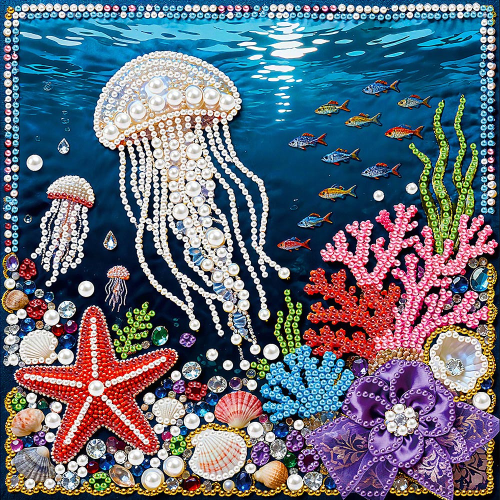 Diamond Painting | Parel Schilderij | Een Rijke Variëteit aan Zeeleven