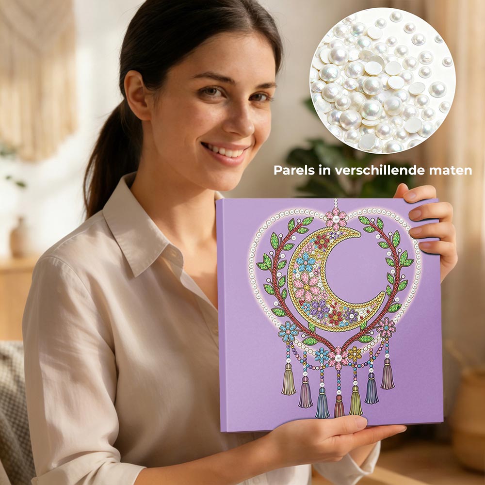Diamond Painting | Parel Schilderij | Hartvormige Dromenvanger
