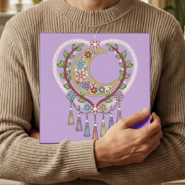 Diamond Painting | Parel Schilderij | Hartvormige Dromenvanger