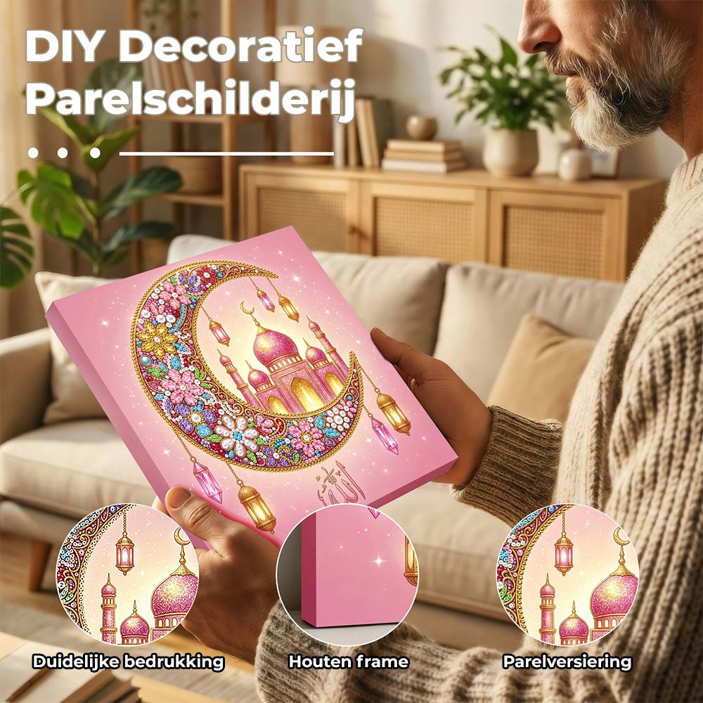 Diamond Painting | Parel Schilderij | Paleis op de Maan