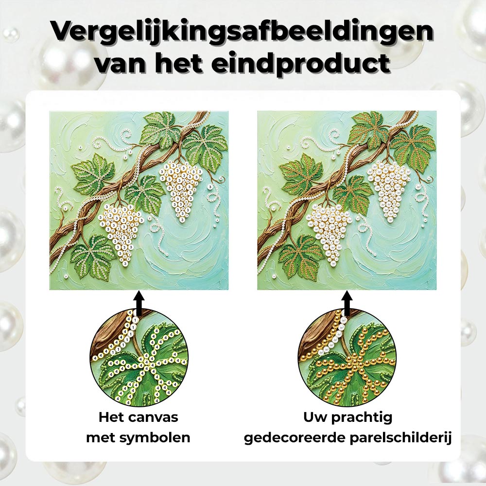 Diamond Painting | Parel Schilderij | Druivenrank