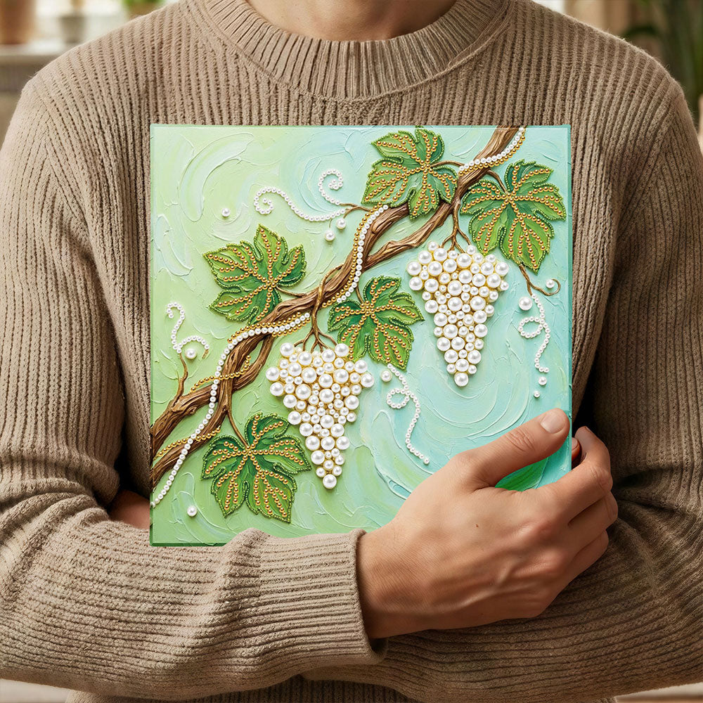 Diamond Painting | Parel Schilderij | Druivenrank