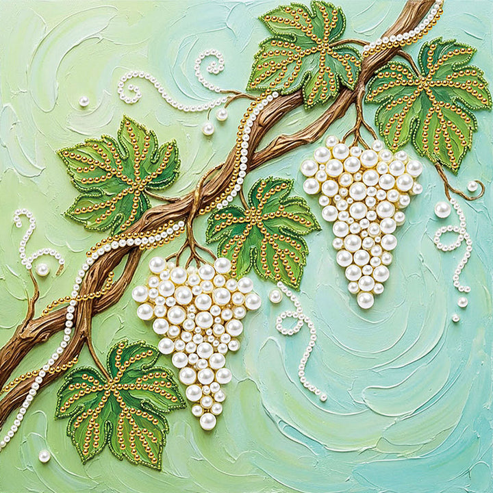 Diamond Painting | Parel Schilderij | Druivenrank