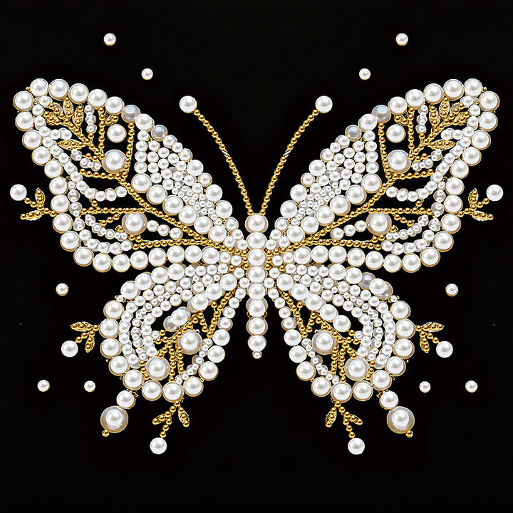 Diamond Painting | Parel Schilderij | Vlinder in de Duisternis