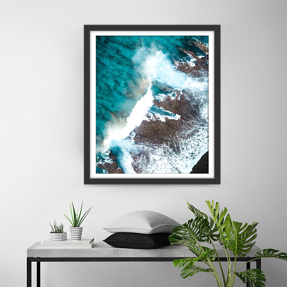 Diepgroene Zee Diamond Painting