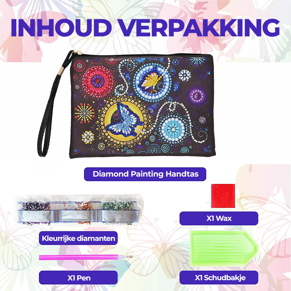 Dromerige Vlinders Diamond Painting Polstas