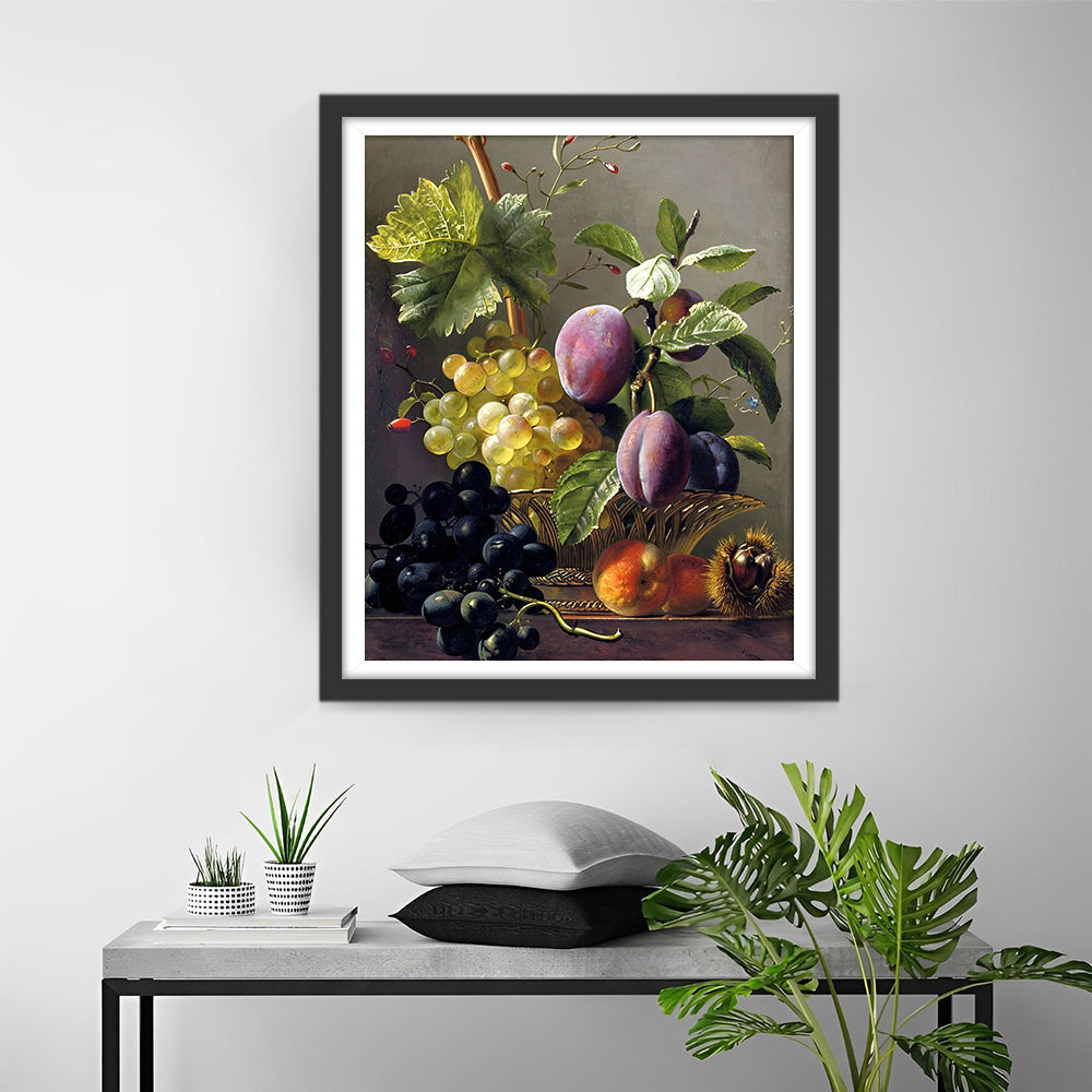 Druiven en Pruimen Diamond Painting
