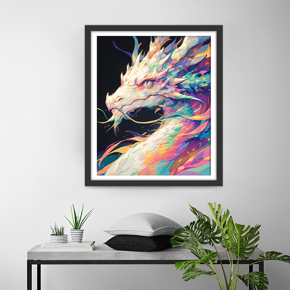 Een Kleurrijke Draak Diamond Painting