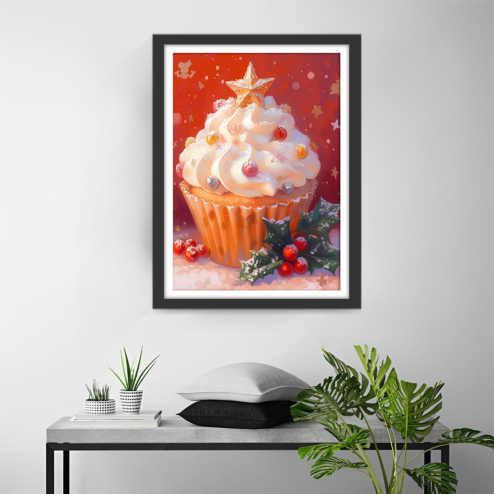 Een Schattig en Verleidelijk Cupcakeje Diamond Painting