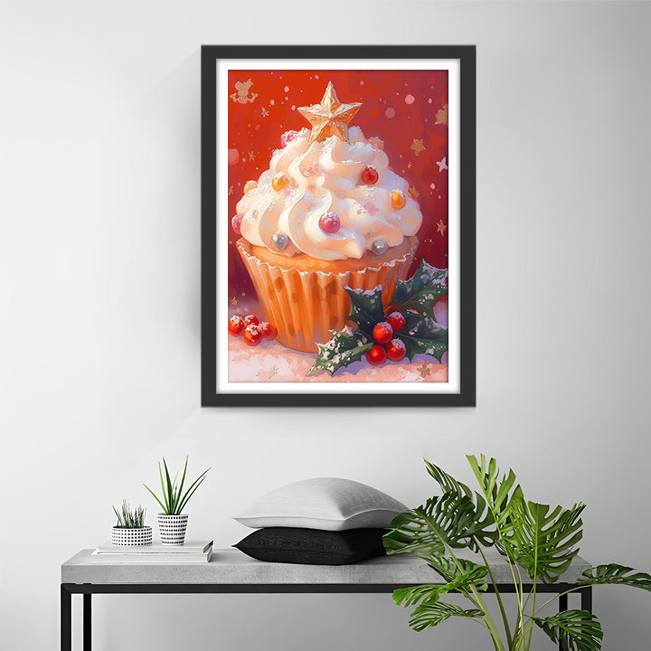 Een Schattig en Verleidelijk Cupcakeje Diamond Painting