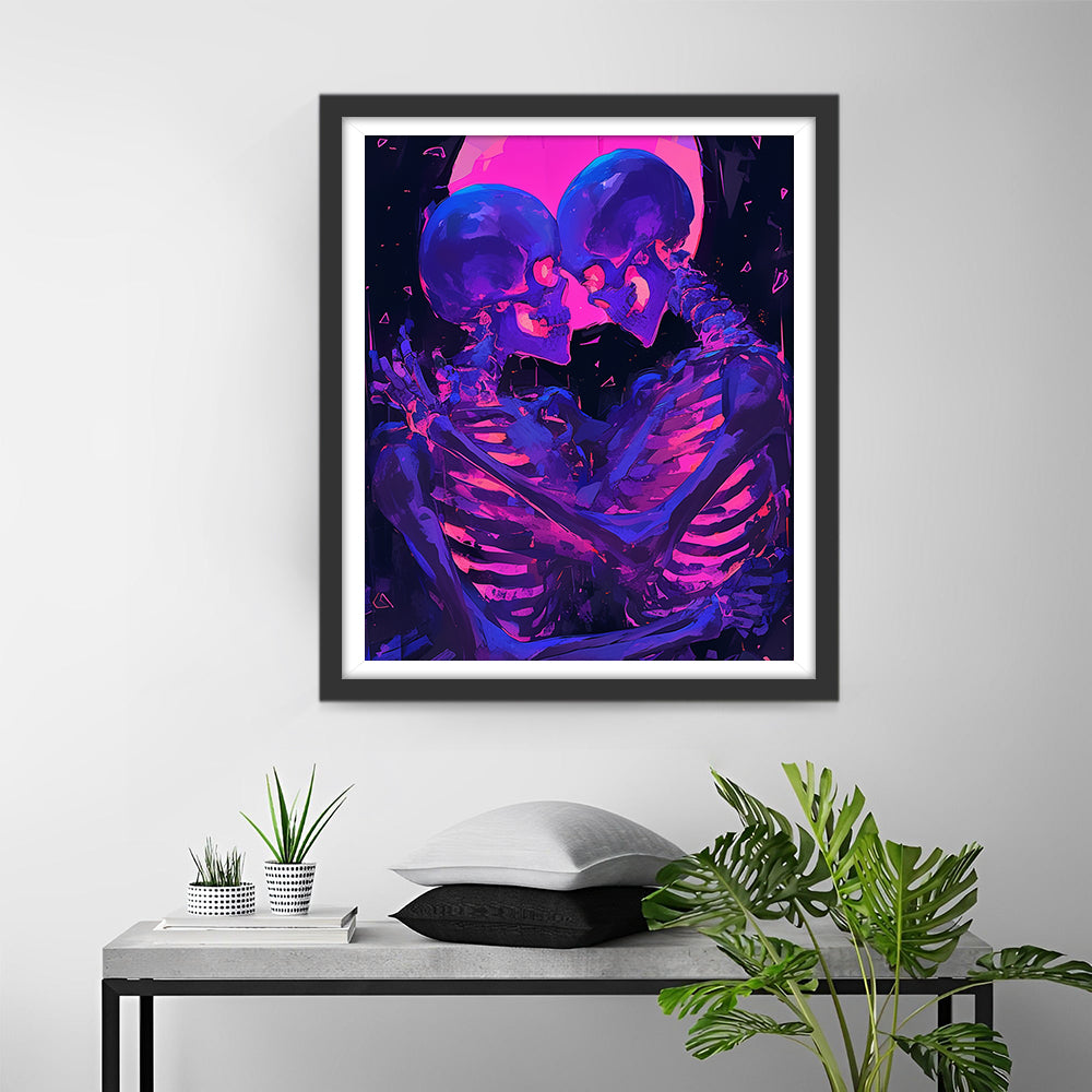 Fantasieryke Paars-Blauwe Sfeer Diamond Painting