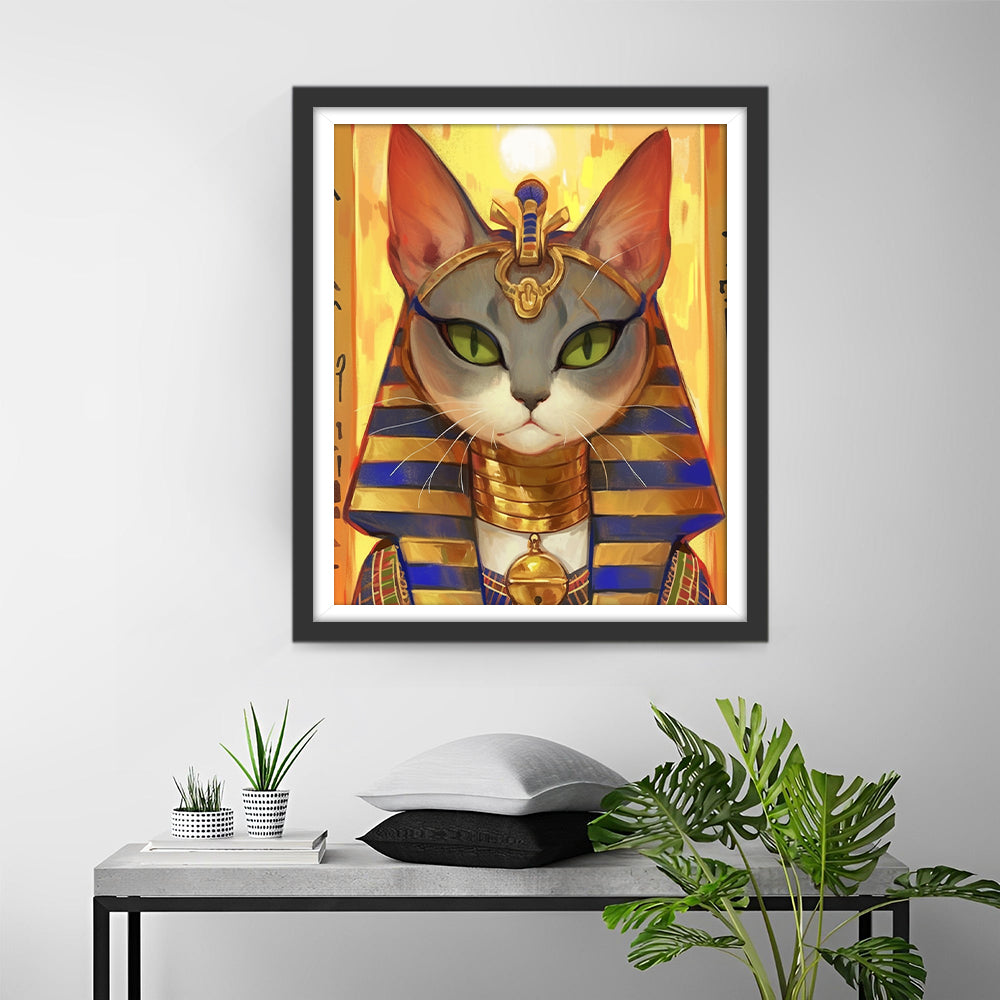 Farao Kat Diamond Painting