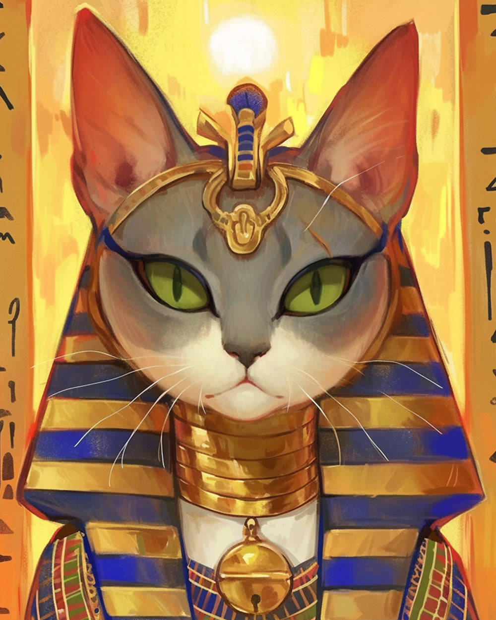 Farao Kat Diamond Painting