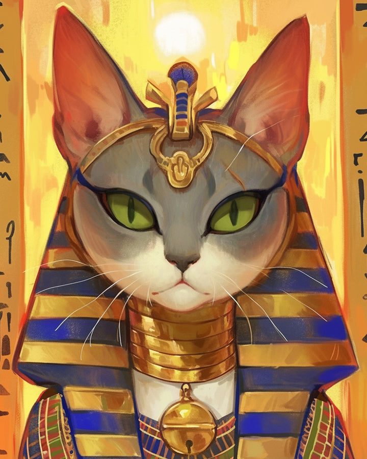 Farao Kat Diamond Painting
