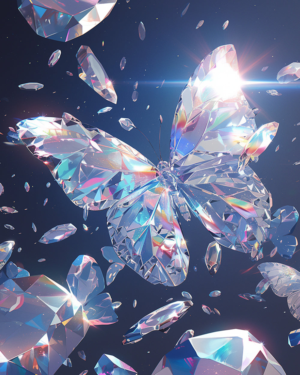 Fonkelende Diamanten Vlinder Diamond Painting