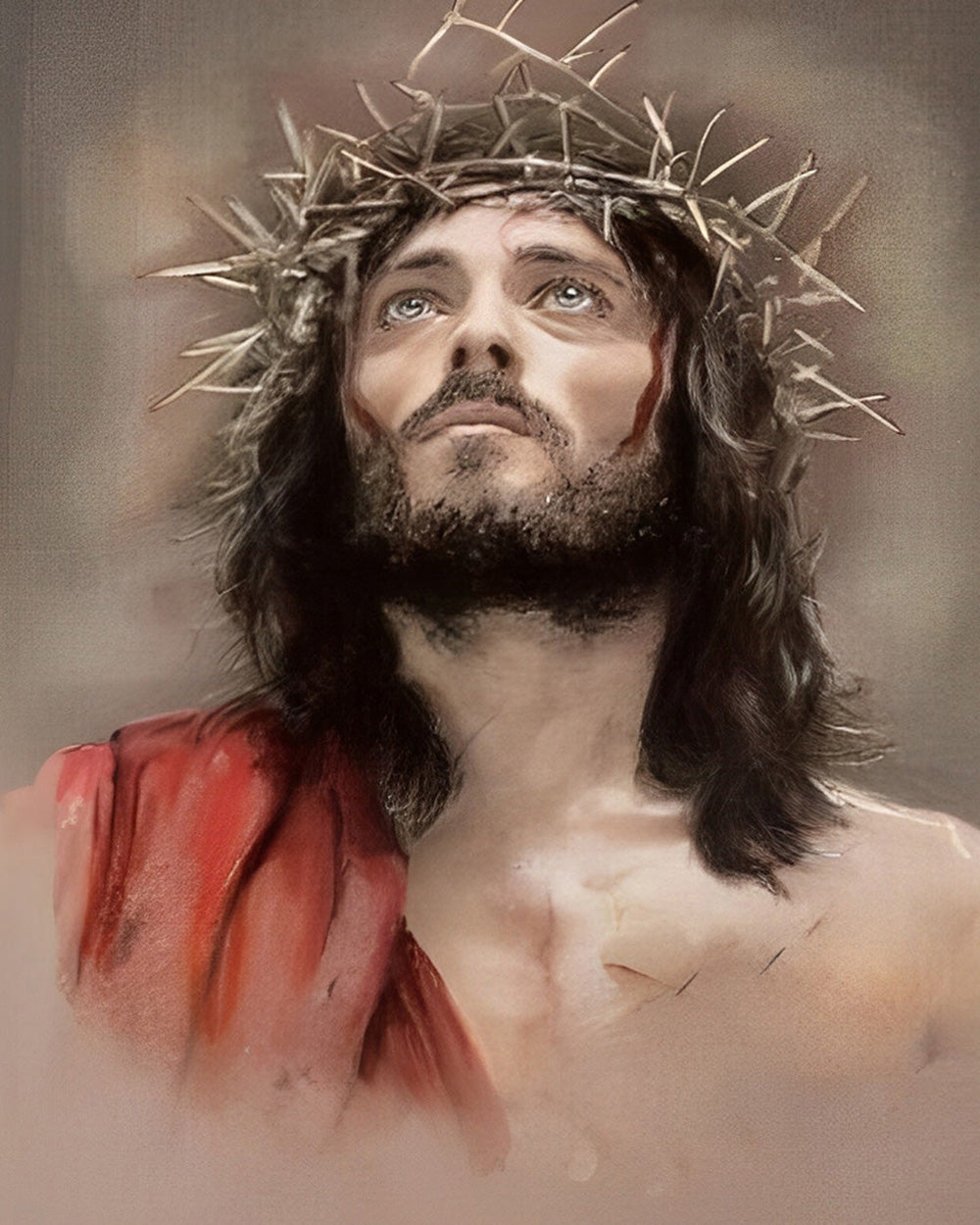 Gekwetste Jezus Diamond Painting