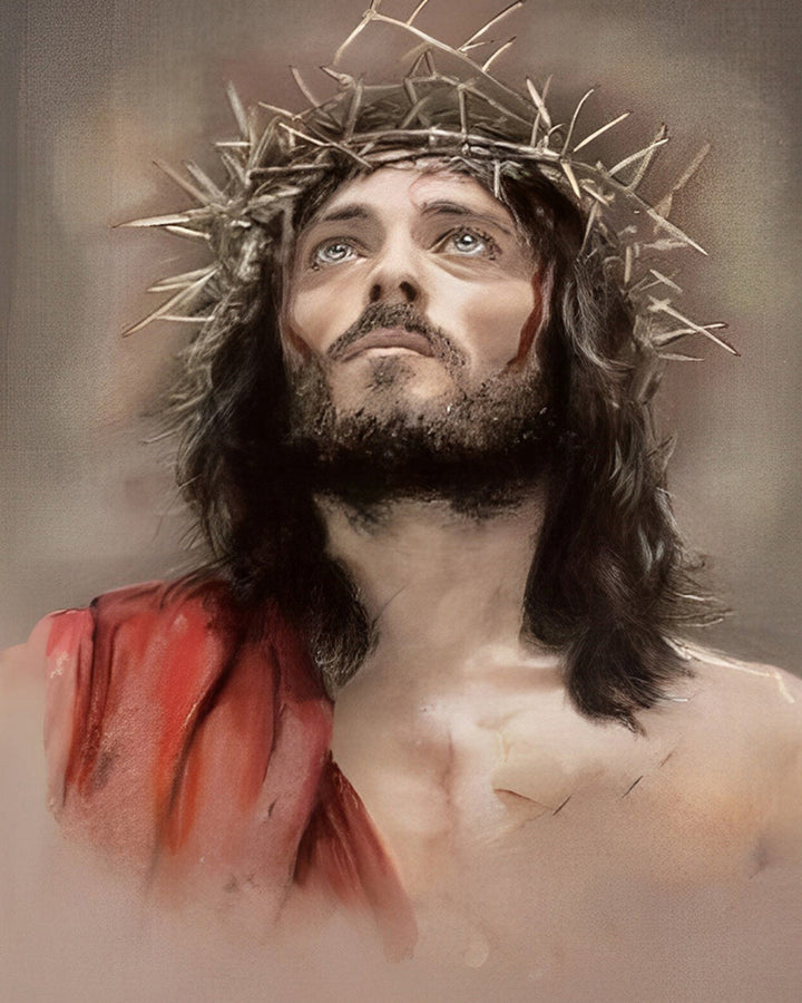 Gekwetste Jezus Diamond Painting