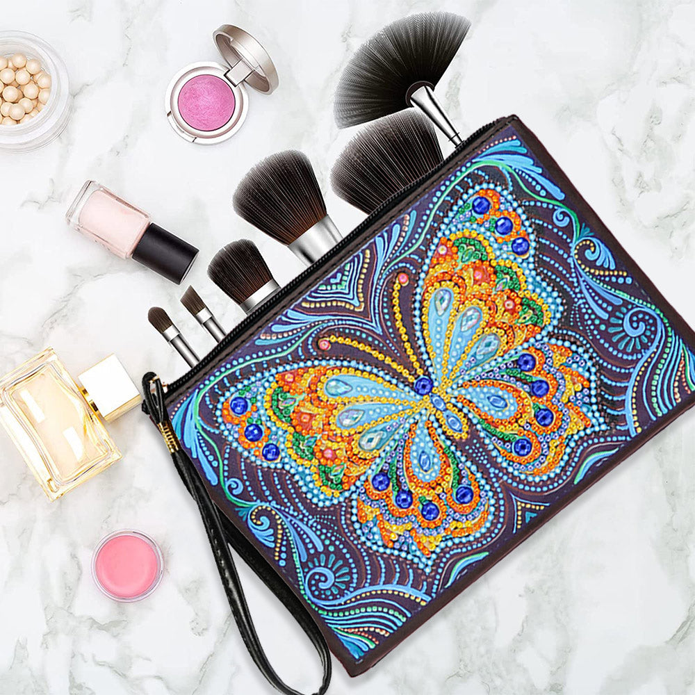 Gele Vlinder met Grote Vleugels Diamond Painting Polstas