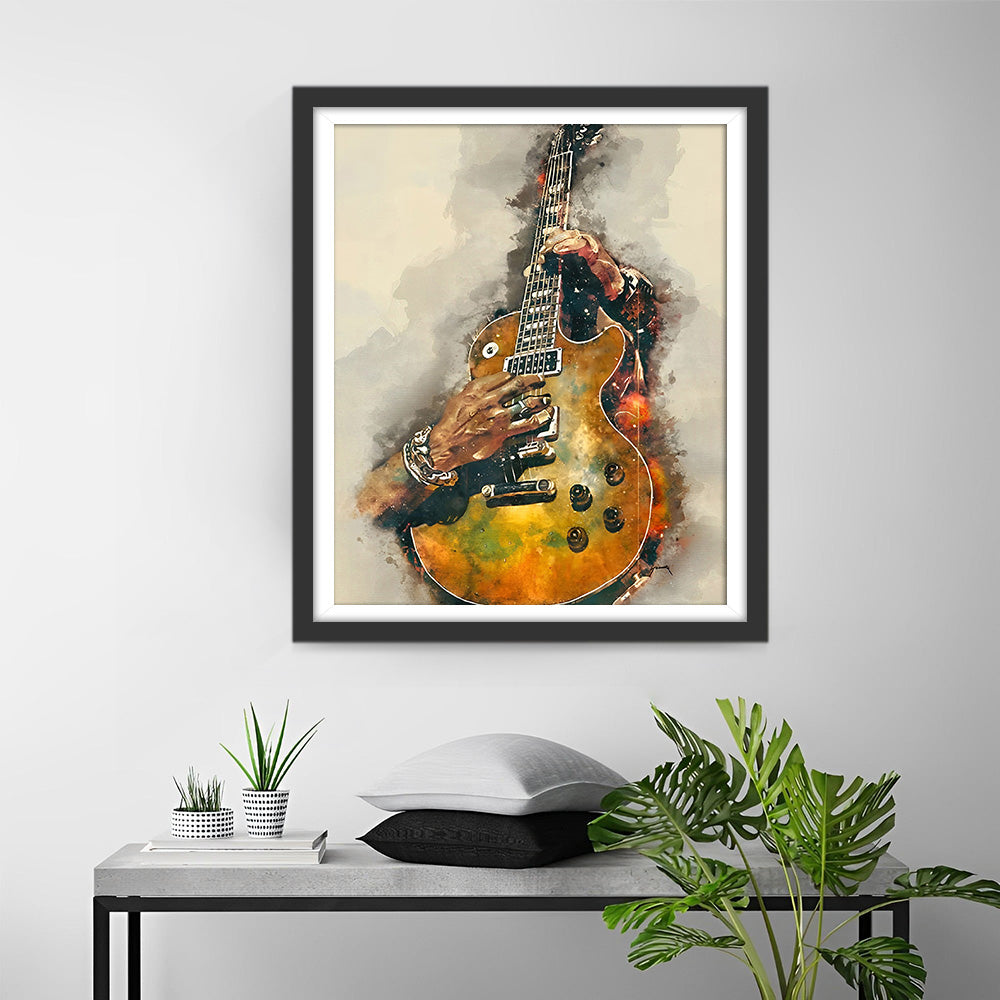 Gitaar Spelen Diamond Painting
