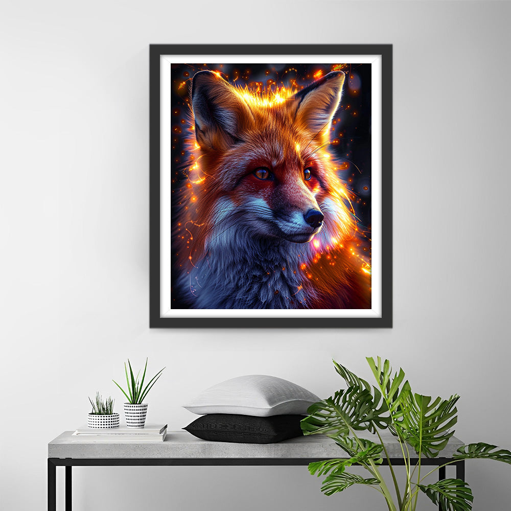 Gloeiende Vos Diamond Painting