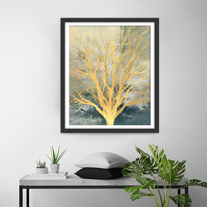 Gouden Boom Diamond Painting