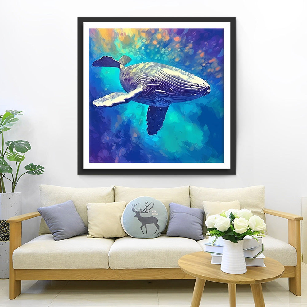 Grote Walvis in de Zee Diamond Painting