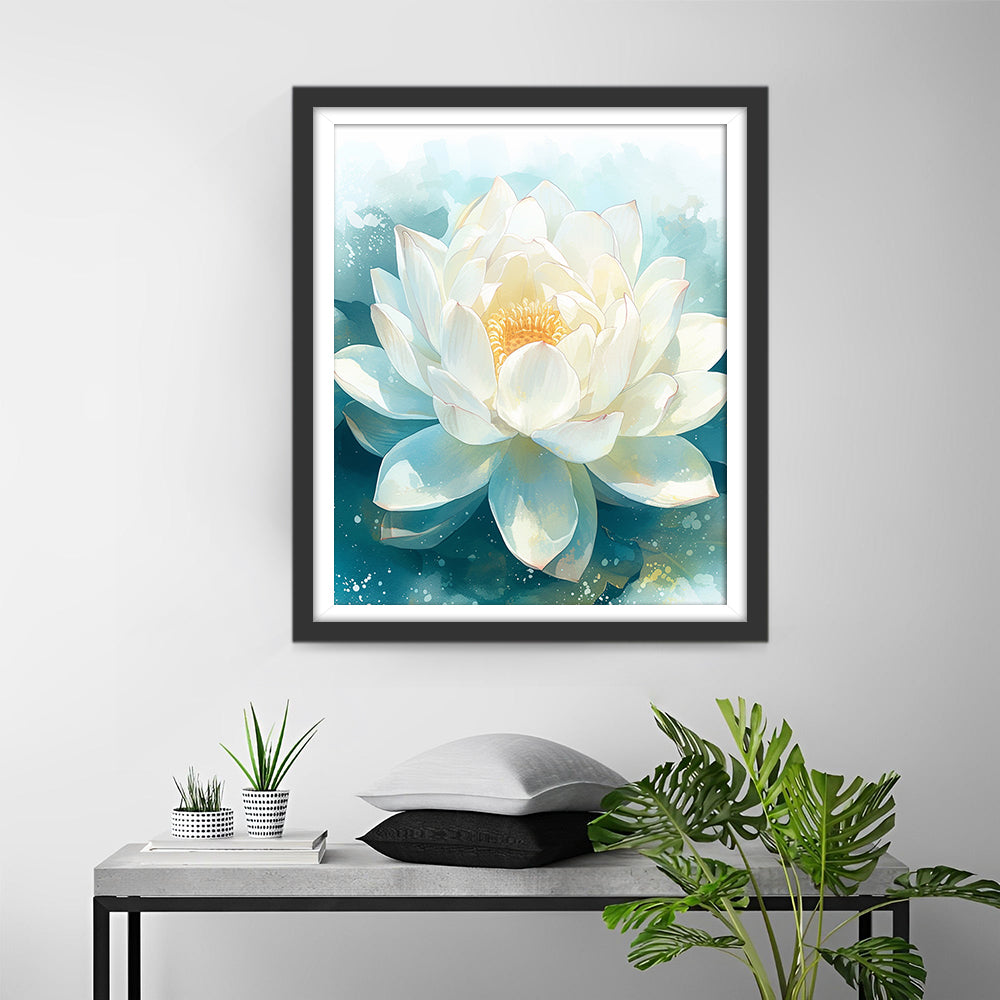 Heilige Lotusbloem Diamond Painting