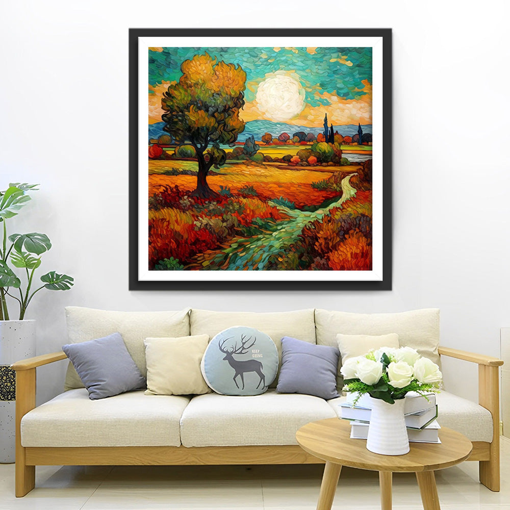 Herfstvelden Diamond Painting
