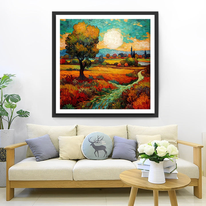 Herfstvelden Diamond Painting