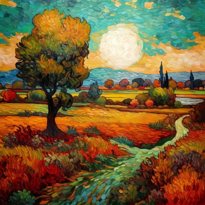 Herfstvelden Diamond Painting