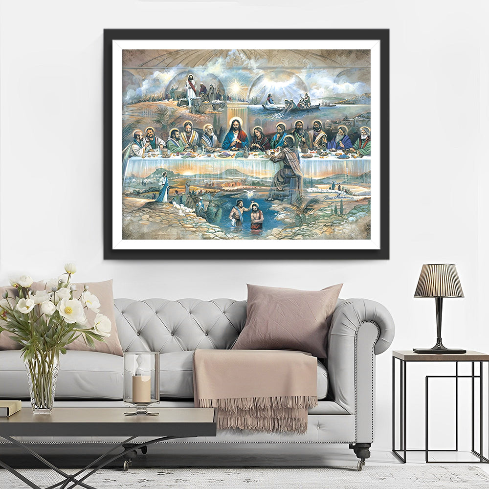 Het Laatste Avondmaal Diamond Painting