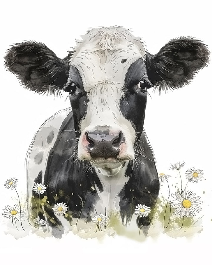 Het Madeliefje en de Koe Diamond Painting