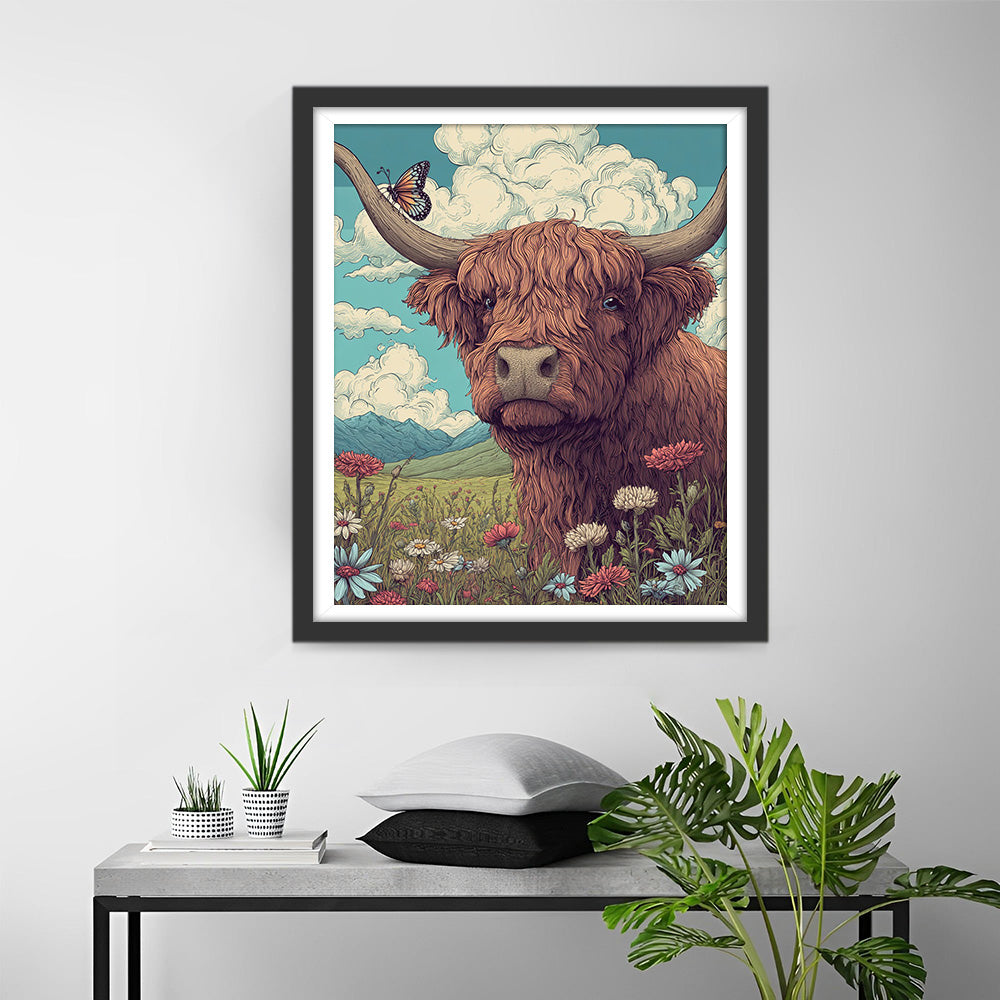 Hoogland Vee op de Heuvelweide Diamond Painting