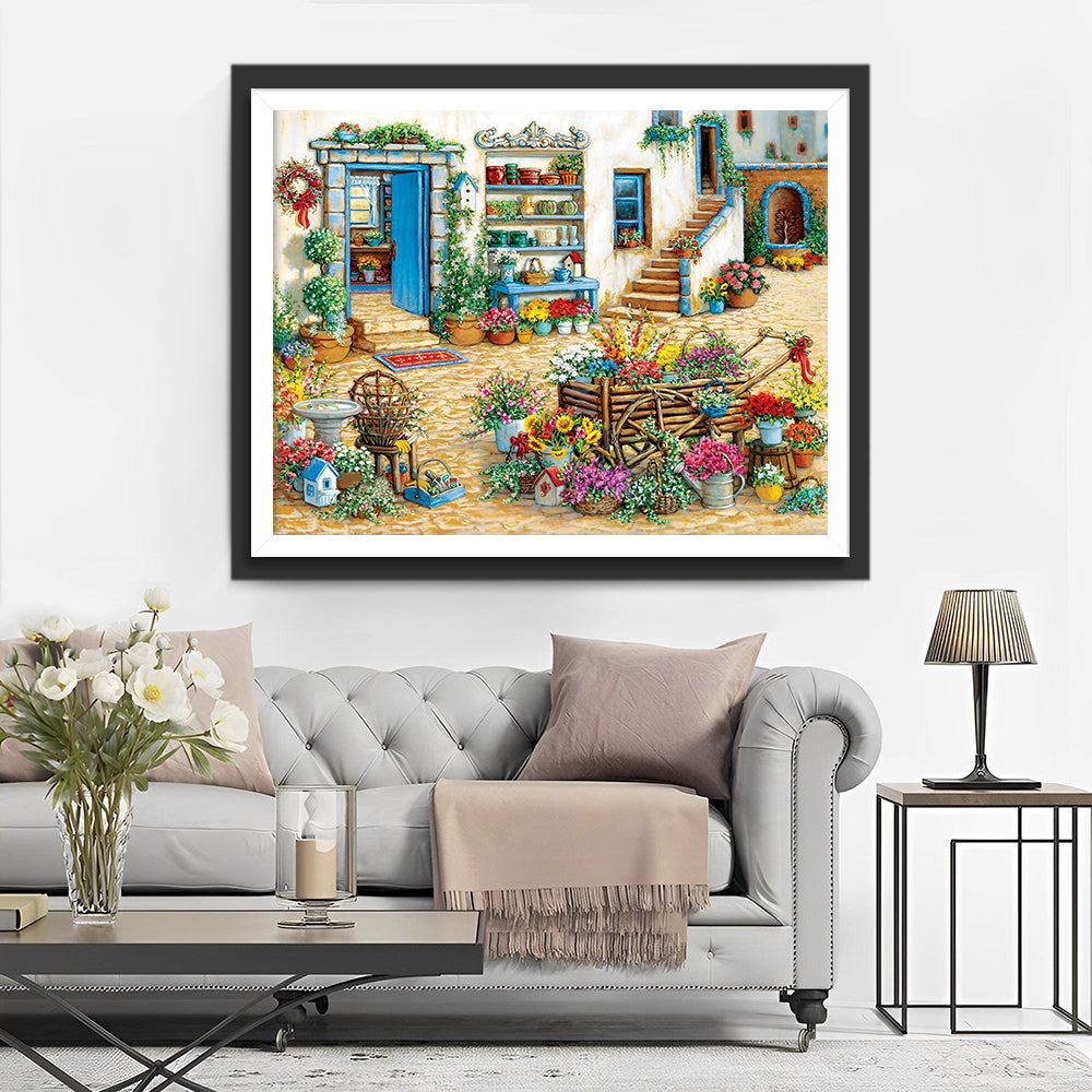 Hulpmiddelen in de Tuin Diamond Painting