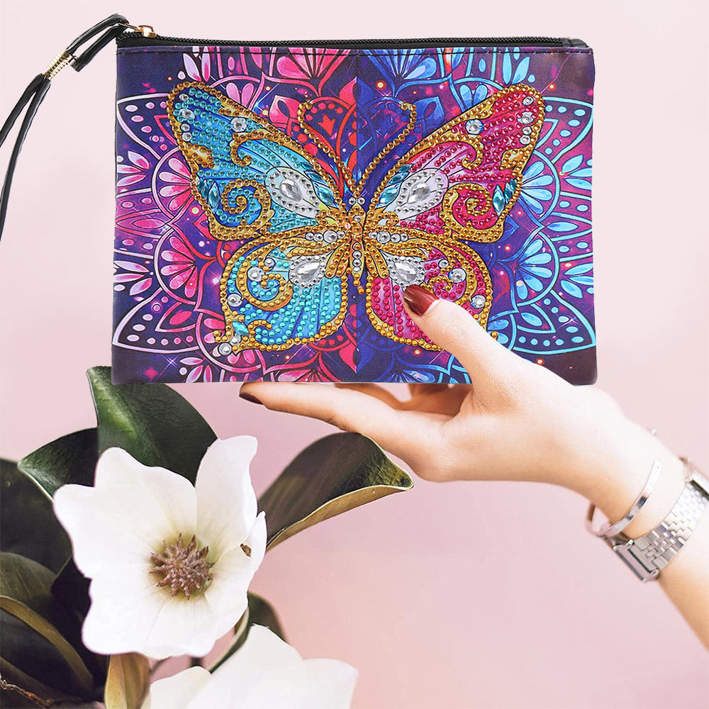 IJs en Vuur Vlinder Diamond Painting Polstas