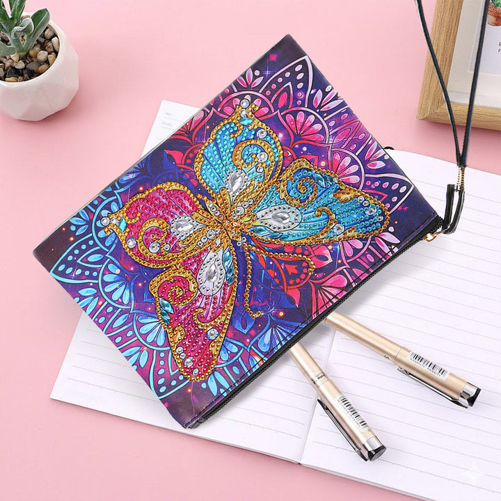 IJs en Vuur Vlinder Diamond Painting Polstas