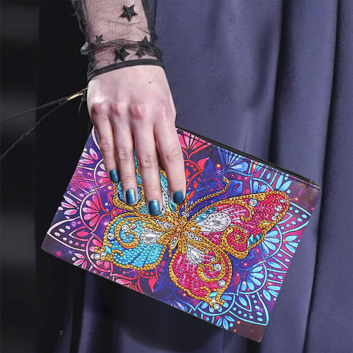 IJs en Vuur Vlinder Diamond Painting Polstas