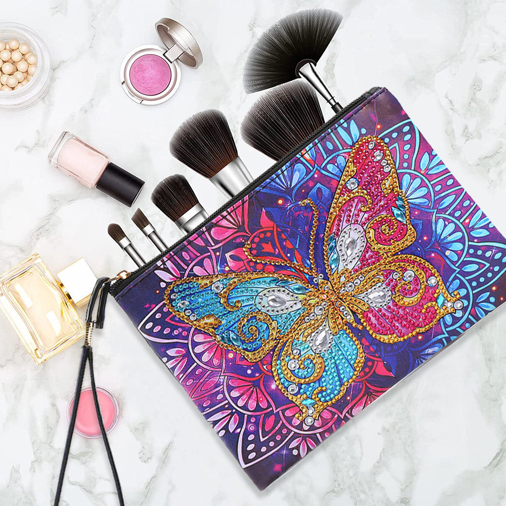 IJs en Vuur Vlinder Diamond Painting Polstas