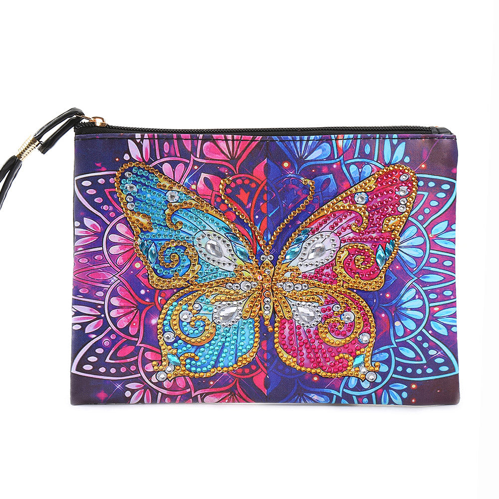 IJs en Vuur Vlinder Diamond Painting Polstas