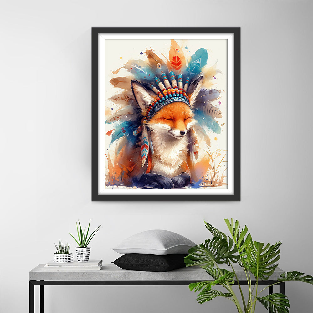 Indiase Vos Diamond Painting