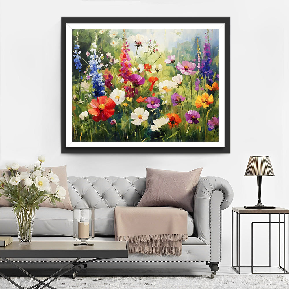 Klaprozen in het Wild Diamond Painting