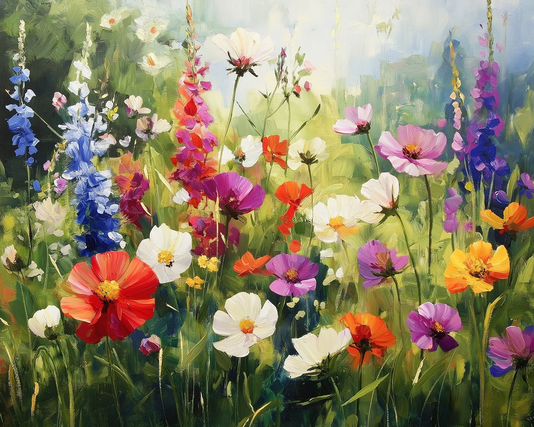 Klaprozen in het Wild Diamond Painting