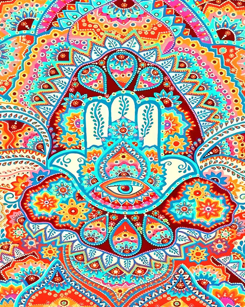 Kleurrijke Abstracte Mandala Diamond Painting
