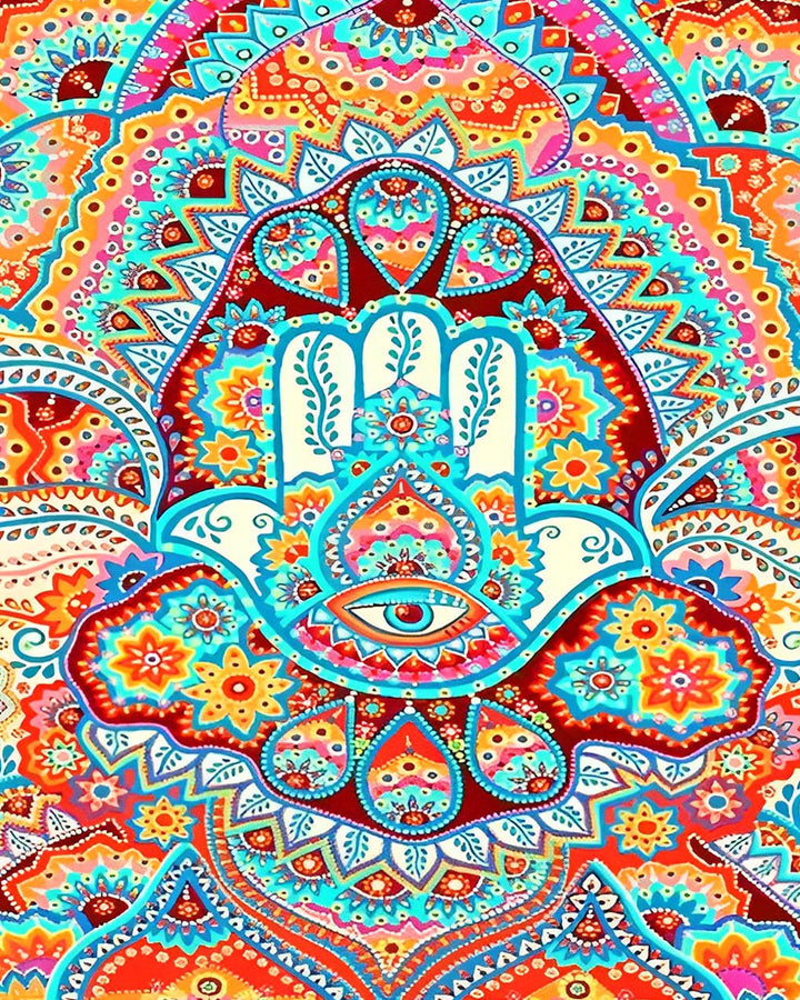Kleurrijke Abstracte Mandala Diamond Painting